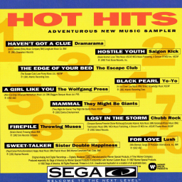 Hot Hits - Adventurous New Music Sampler (U) Title Screen
